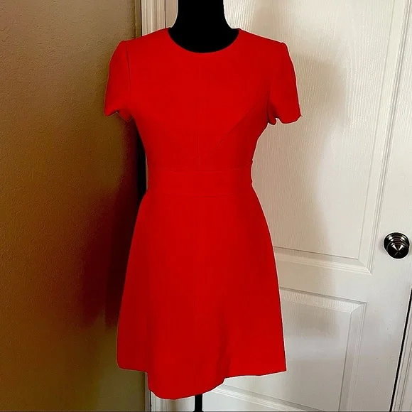 Eliza J | Dresses | Eliza J Structured Red Dress With Aline Skirt And Gold Zipper Detail On Back | Poshmark Eliza J | Dresses | Eliza J Structured Red Dress With Aline Skirt And Gold Zipper Detail On Back | Poshmark
